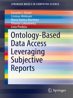 cover image of Ontology-Based Data Access Leveraging Subjective Reports